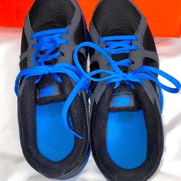 Nike Royal Blue and Black Dual Fusion Low Top Track Running Shoes Tennis… - Picture 4 of 5